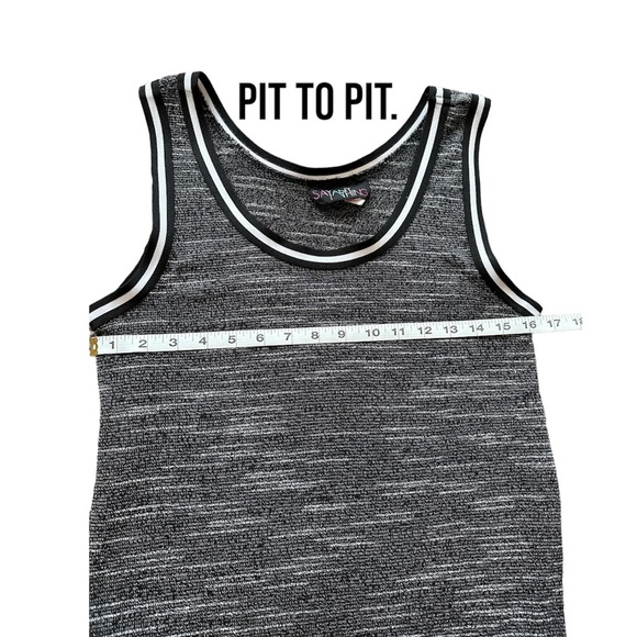 Preowned sporty gray long slit, maxi dress/top - Picture 10 of 11